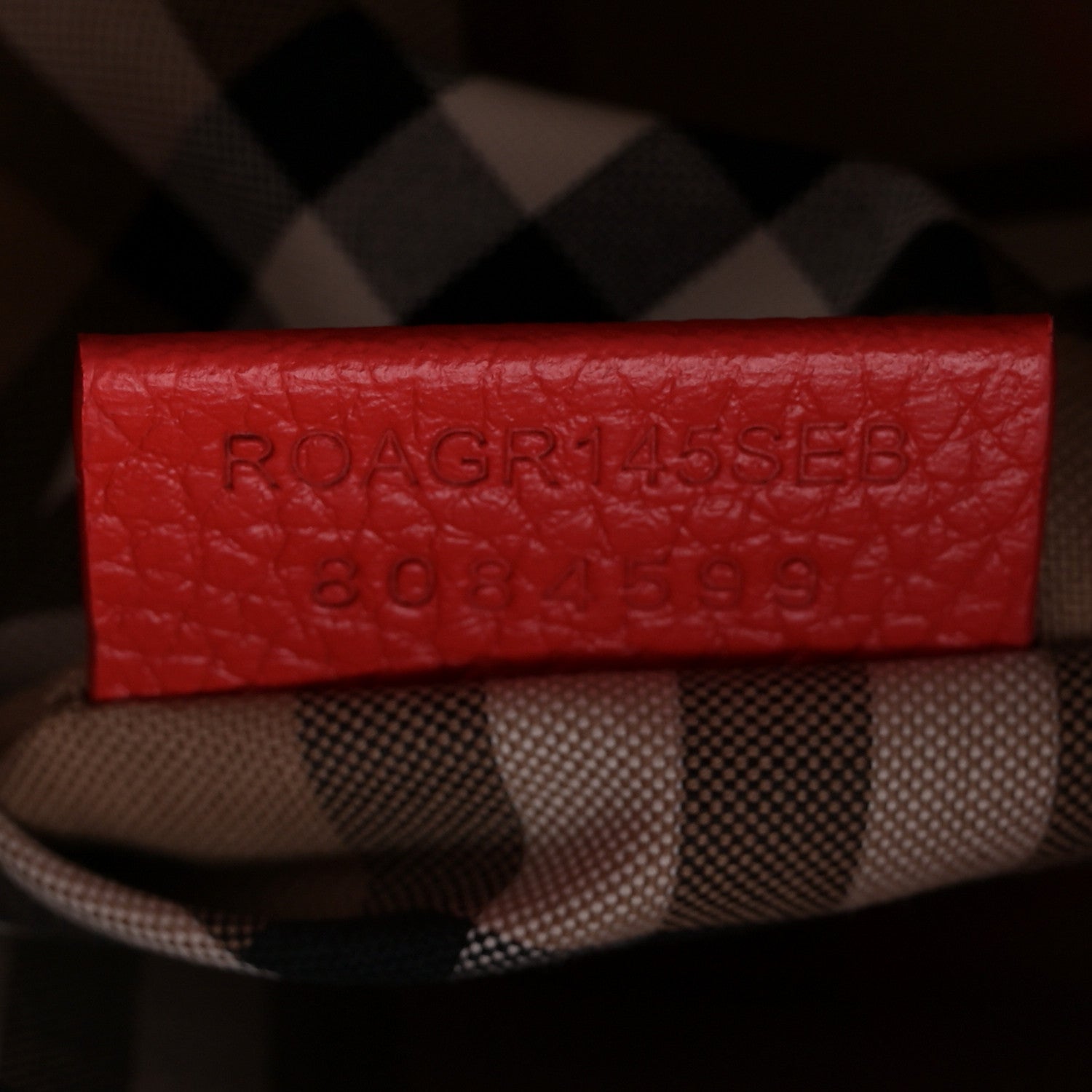 Burberry Grainy Calfskin Medium London Tote Bag Bright Red 7 of 11