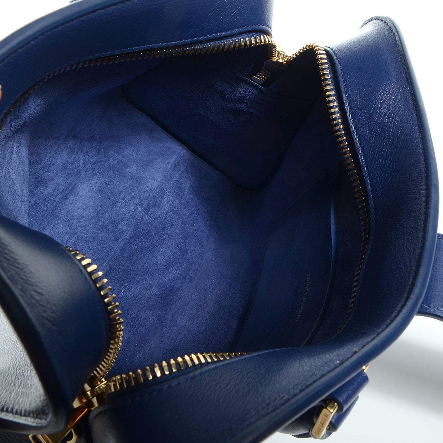 Calfskin Monogram Baby Cabas Blue