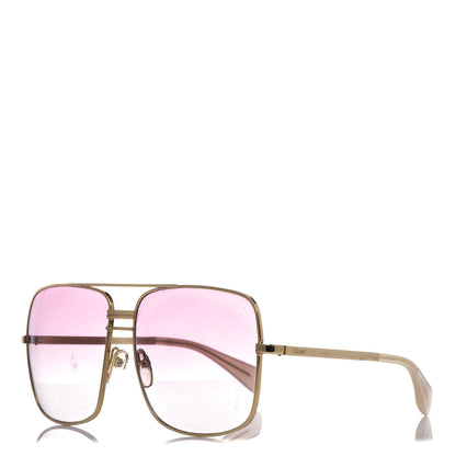 Celine Metal Sunglasses CL 41808/S Gold 1 of 9