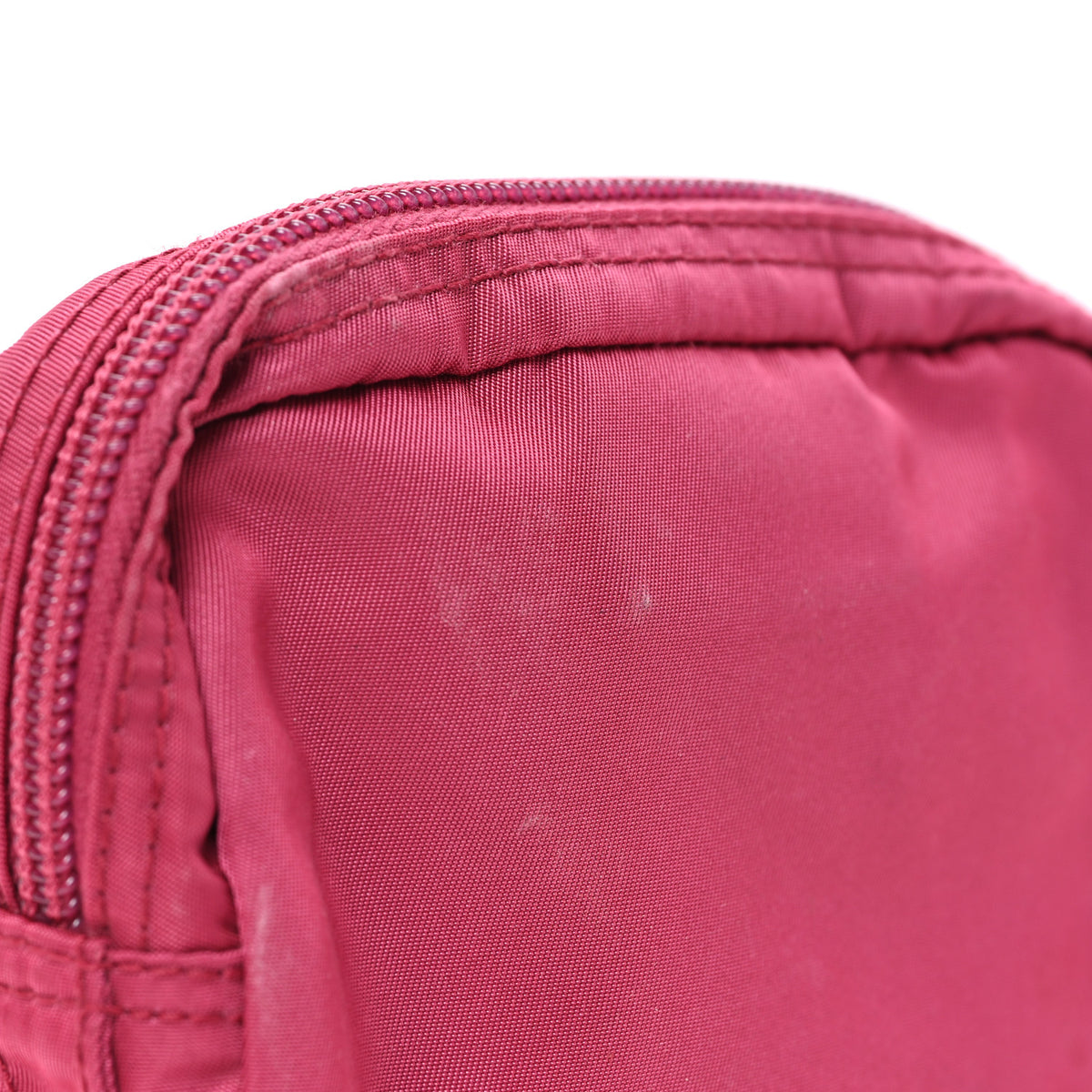 Prada Tessuto Nylon Vela Cosmetic Pouch Ibisco 8 of 9