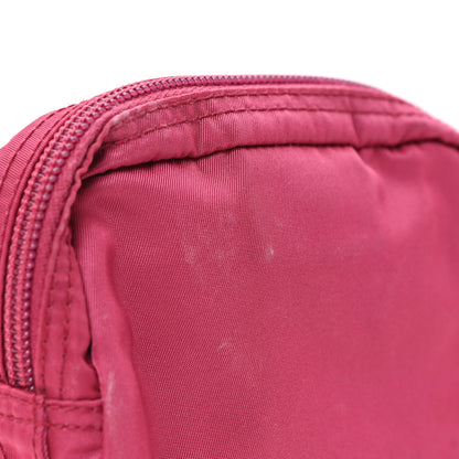 Prada Tessuto Nylon Vela Cosmetic Pouch Ibisco 8 of 9