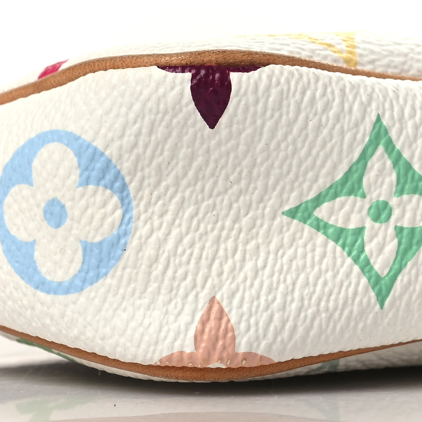 Monogram Multicolor Pochette Accessories White