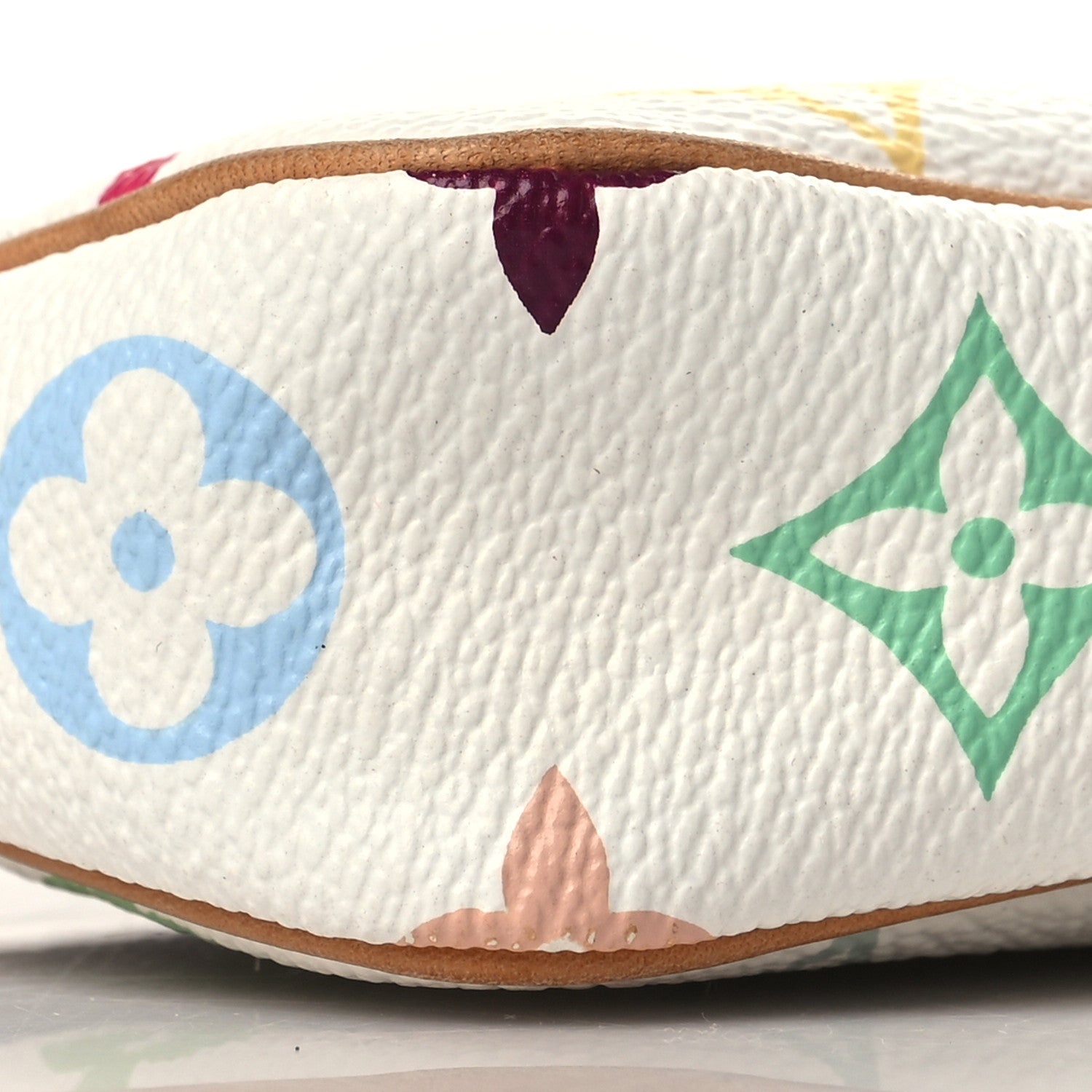 Louis Vuitton Monogram Multicolor Pochette Accessories White 8 of 9