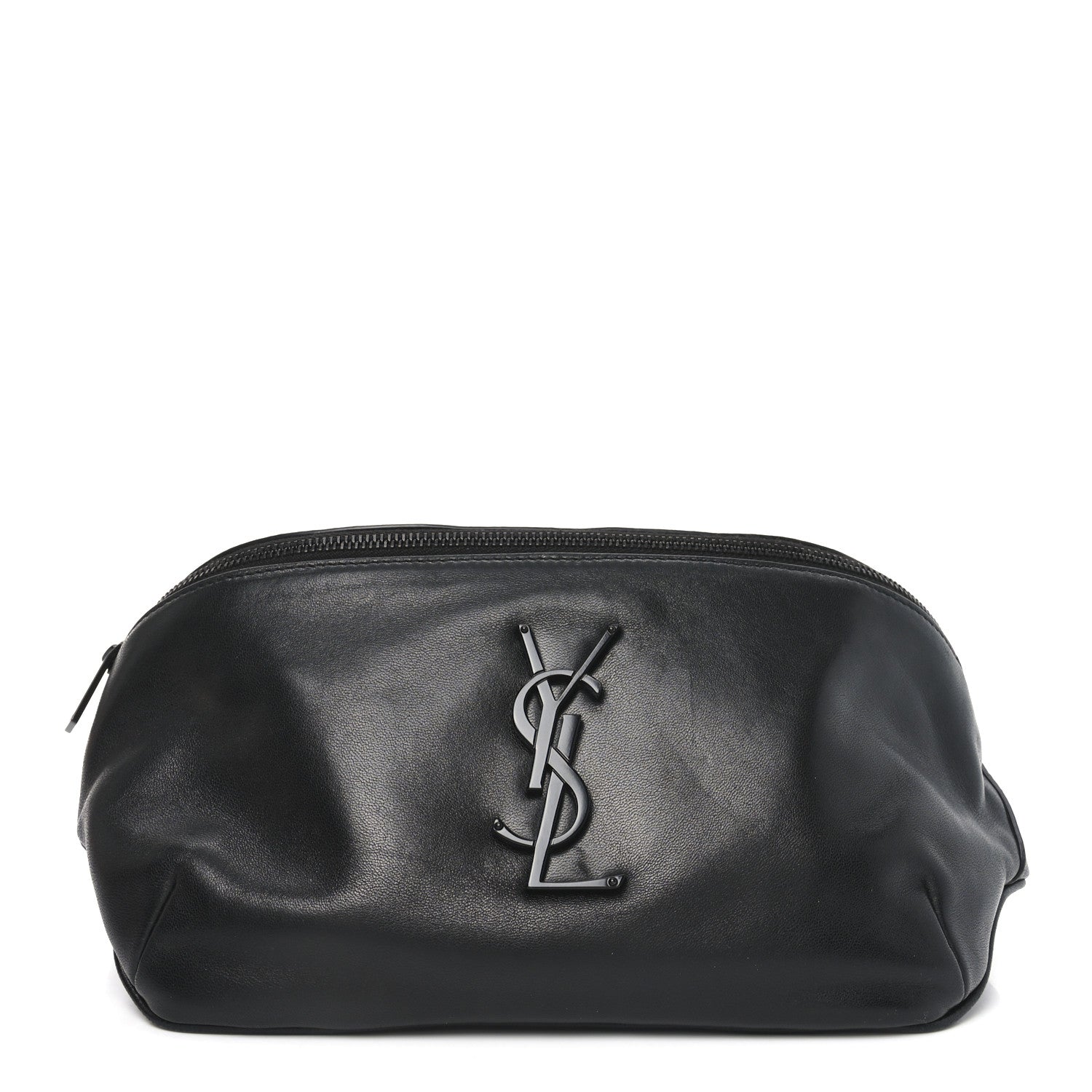 Saint Laurent Calfskin Monogram Belt Bag Black 1 of 9