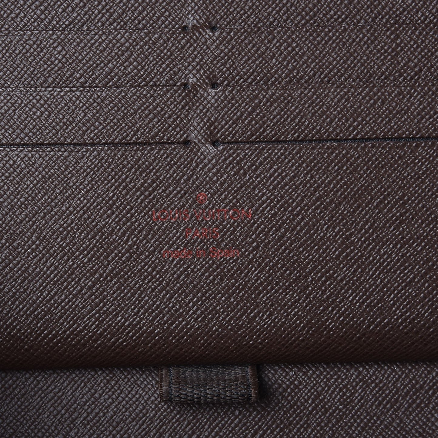 Damier Ebene Zippy Organizer Wallet