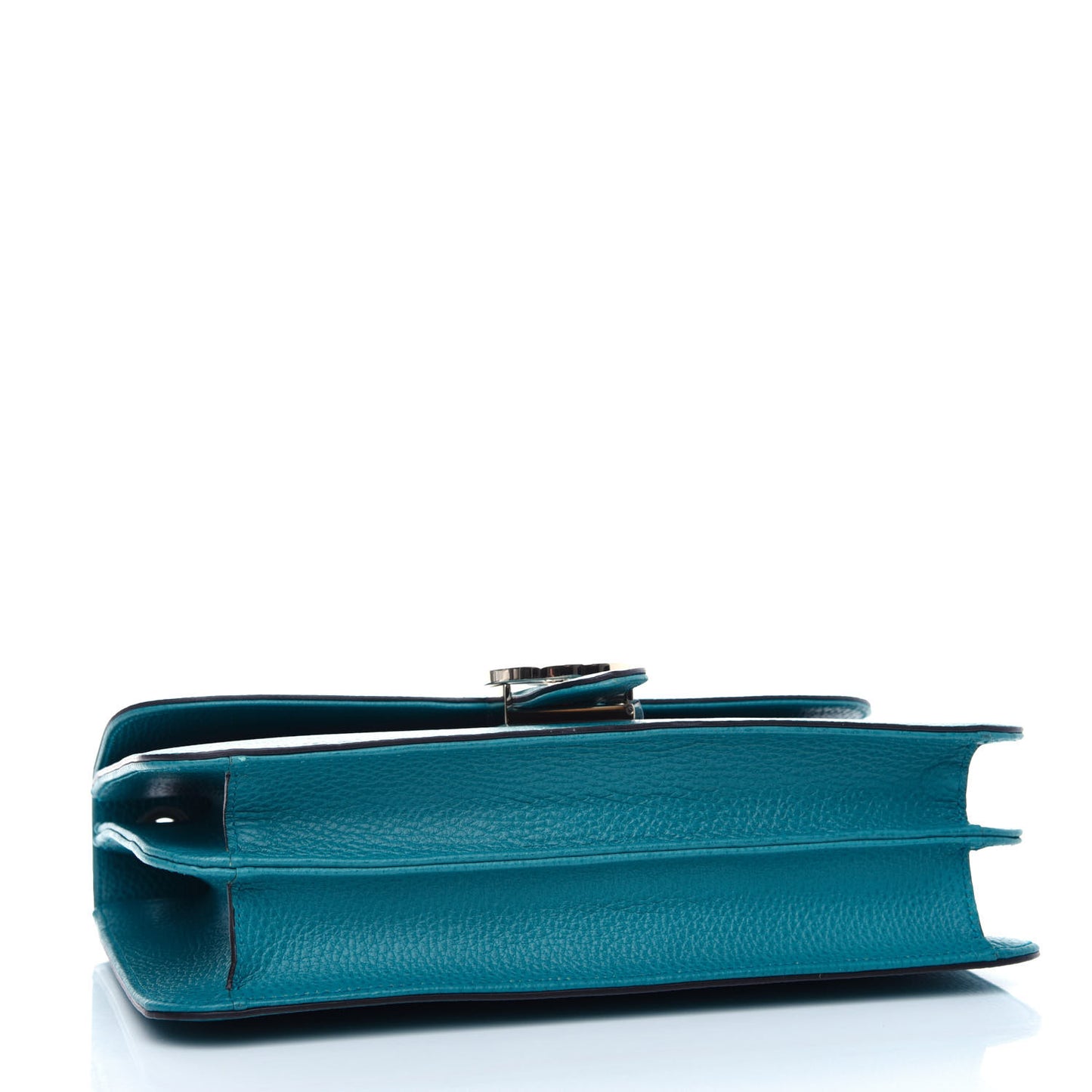 Dollar Calfskin Interlocking G Shoulder Bag Deep Cobalt