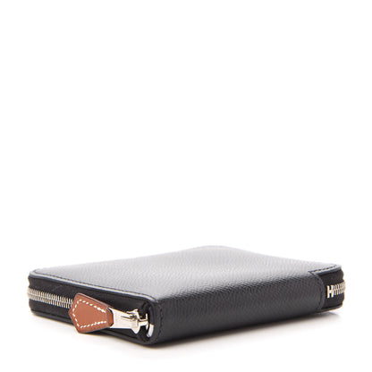 Hermes Epsom Silk'in Compact Wallet Black 4 of 11