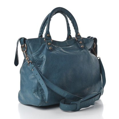 Balenciaga Agneau Giant 12 Rose Gold Hardware Velo Lagon 4 of 13