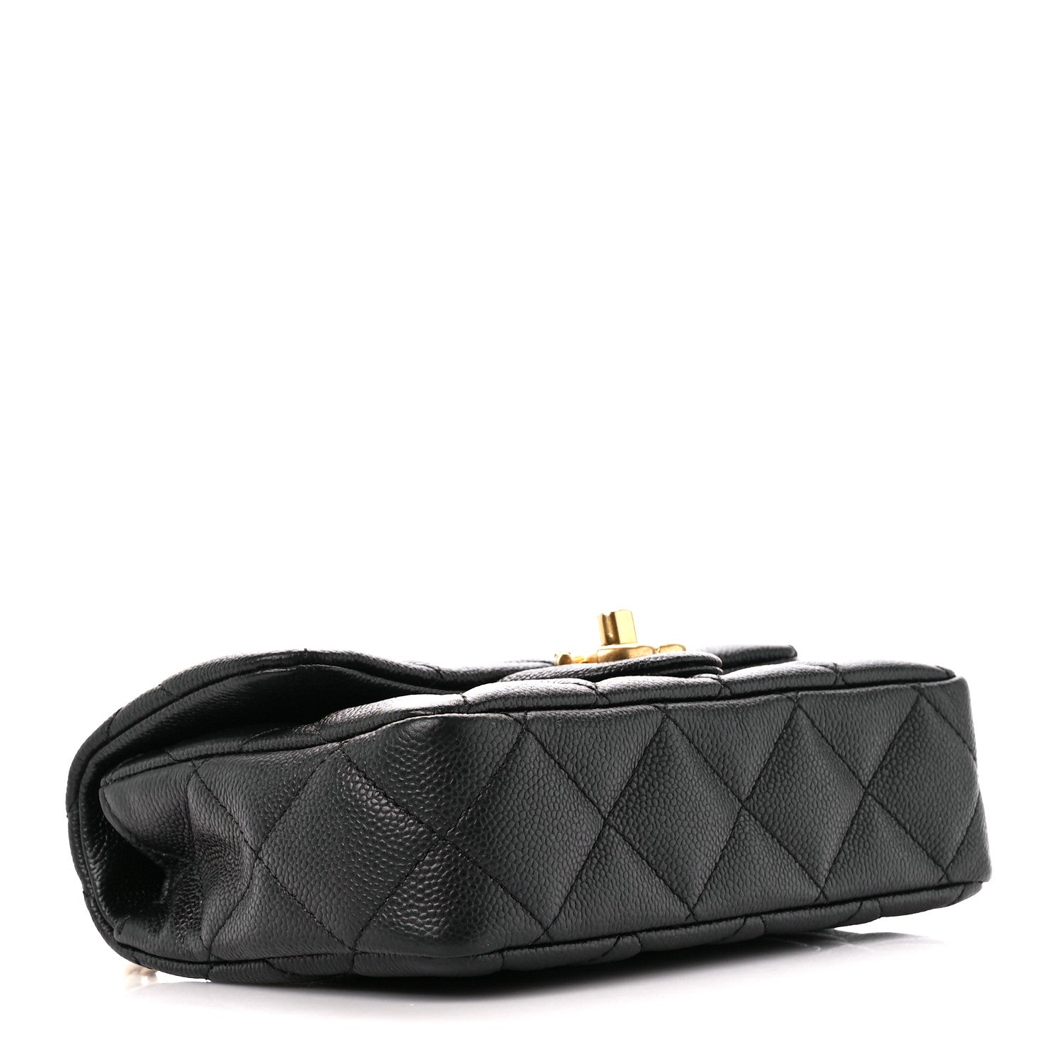 Chanel Caviar Quilted Mini Sweetheart Rectangular Flap Black 4 of 12