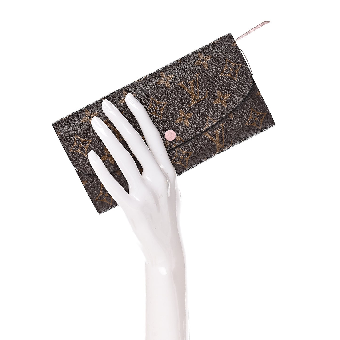 Monogram Emilie Wallet Rose Ballerine