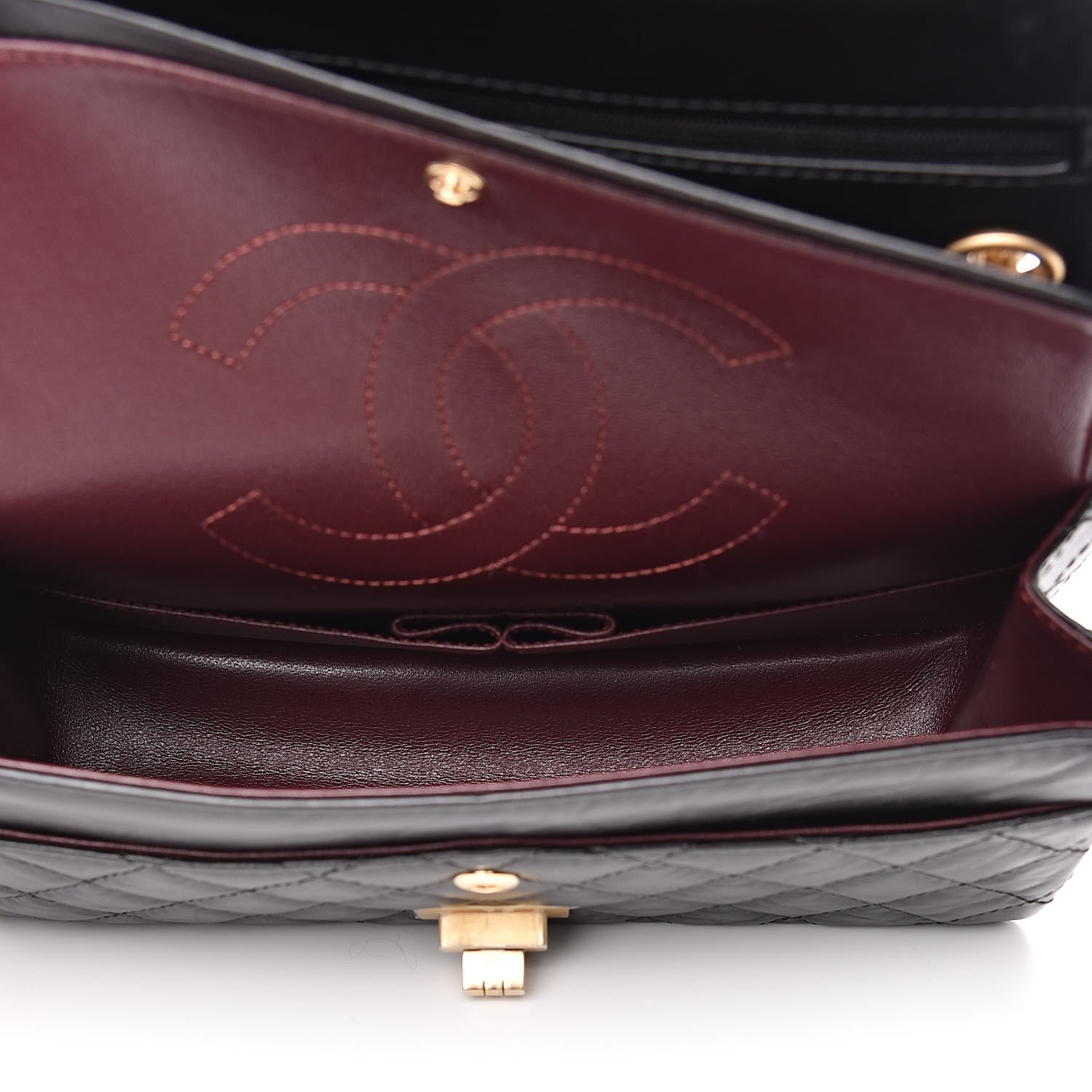 Chanel Aged Calfskin Quilted 2.55 Reissue 225 Flap Black 5 of 13