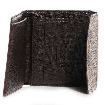 Louis Vuitton Damier Ebene Porte-Monnaie Billets Cartes Wallet 11 of 12