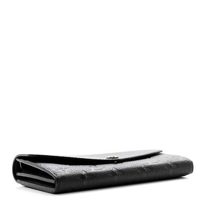 Louis Vuitton Empreinte Sarah Wallet NM Black 4 of 11