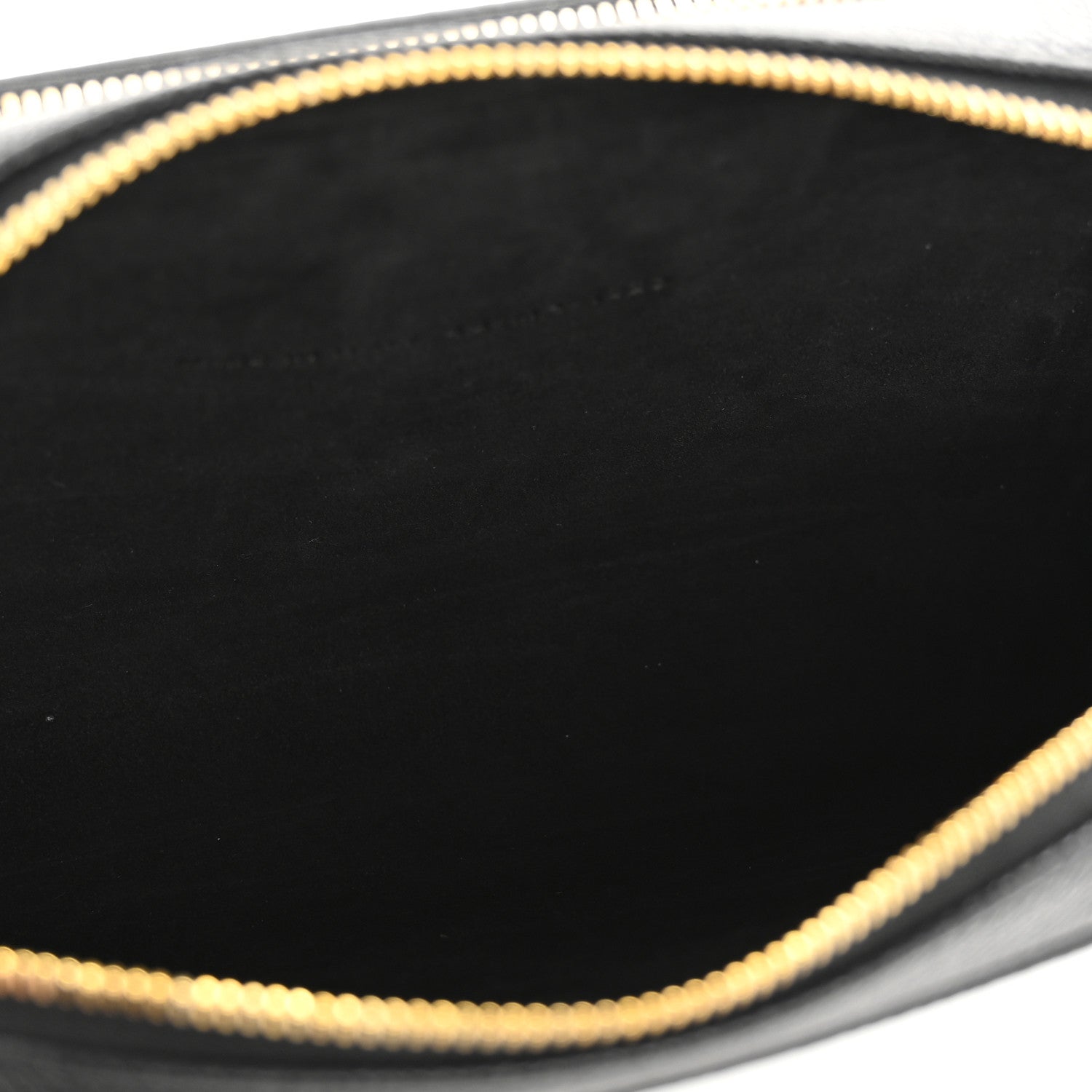 Christian Dior Grained Calfskin Caro Double Pouch Black 5 of 11