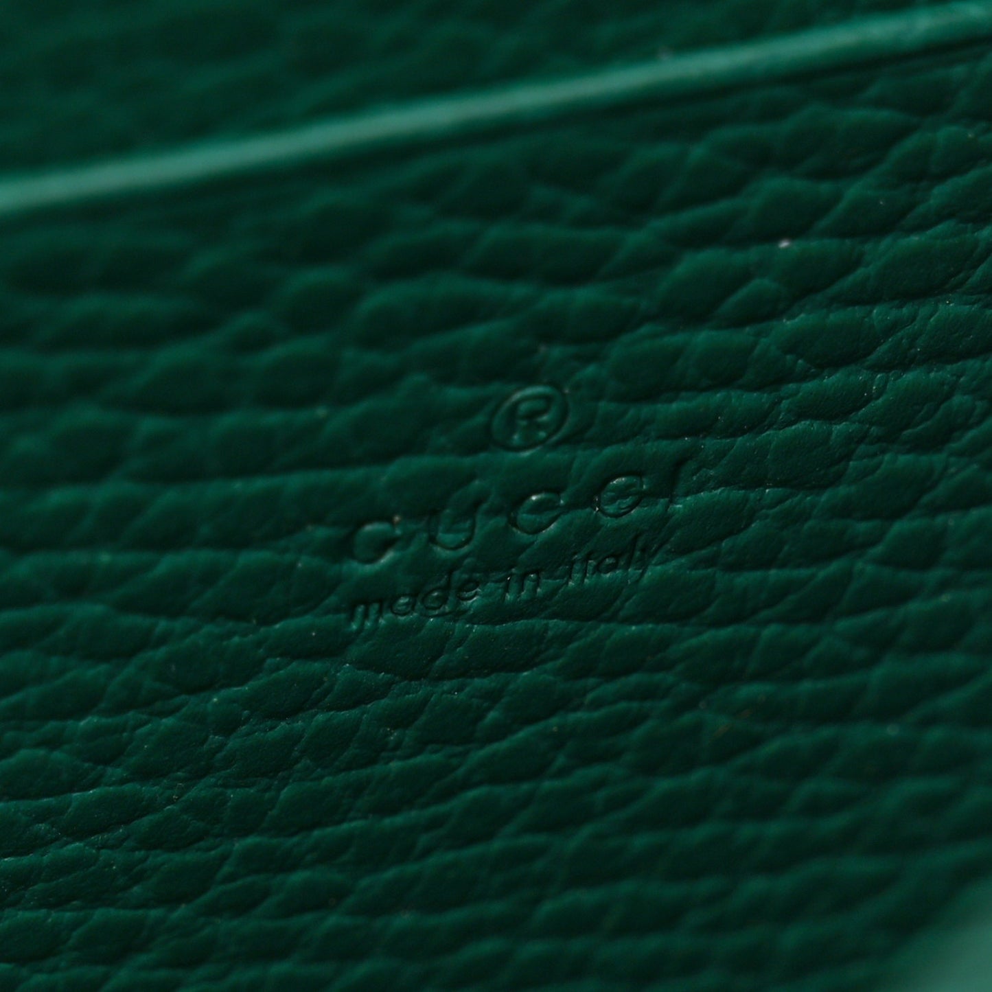 Calfskin Mini Dionysus Chain Wallet Emerald