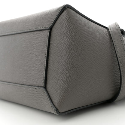 Celine Grained Calfskin Micro Belt Bag Grey 9 of 11