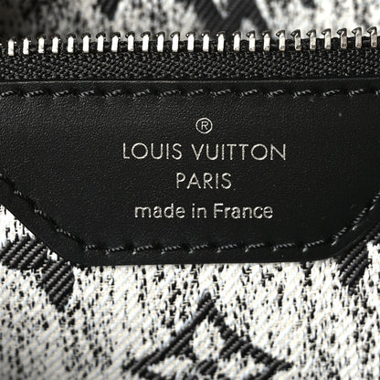 Louis Vuitton Denim Monogram Jacquard Speedy Bandouliere 25 Black 6 of 10