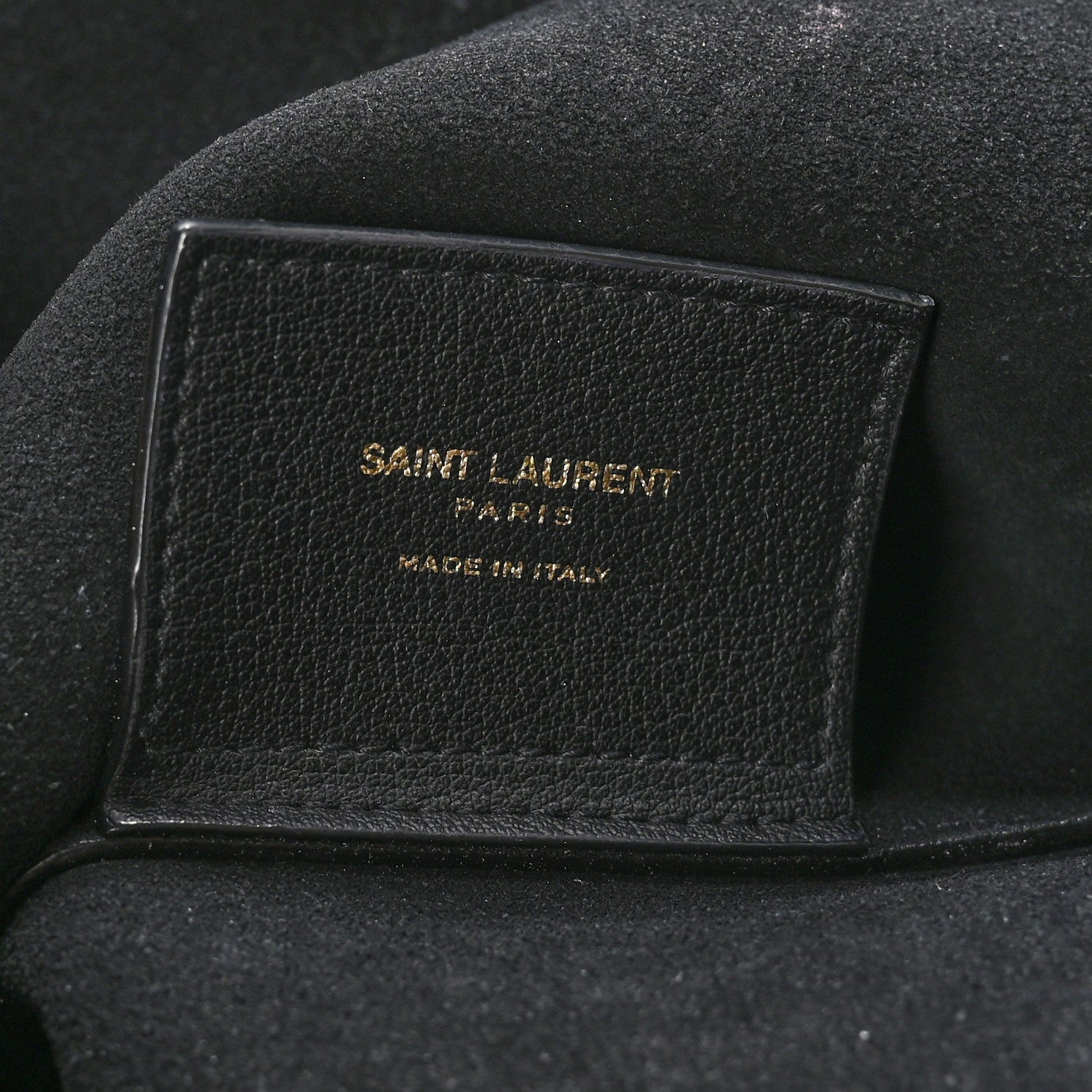 Saint Laurent Calfskin North-South Shopping Tote Black 7 of 13