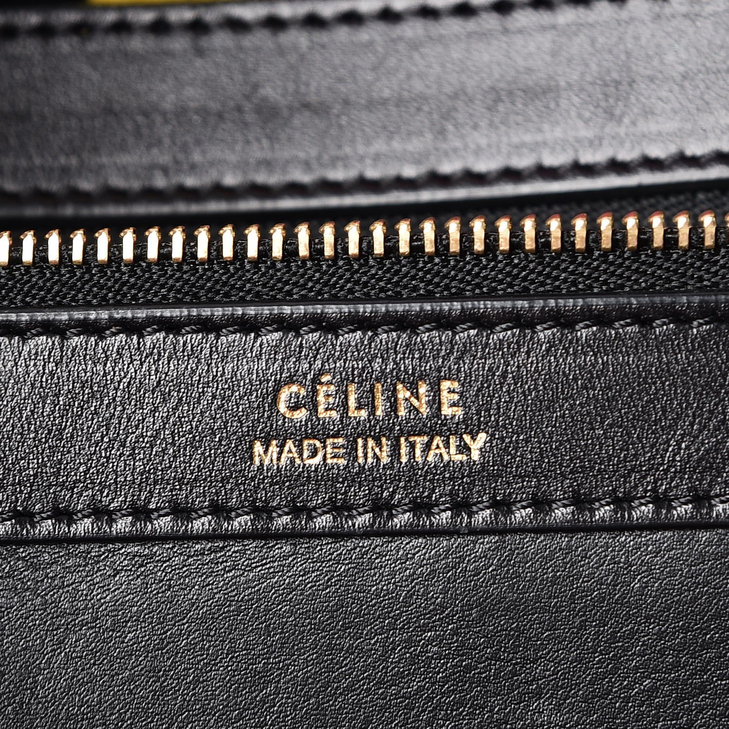 Celine Textile Striped Medium Belt Cabas Phantom Multicolor 7 of 9