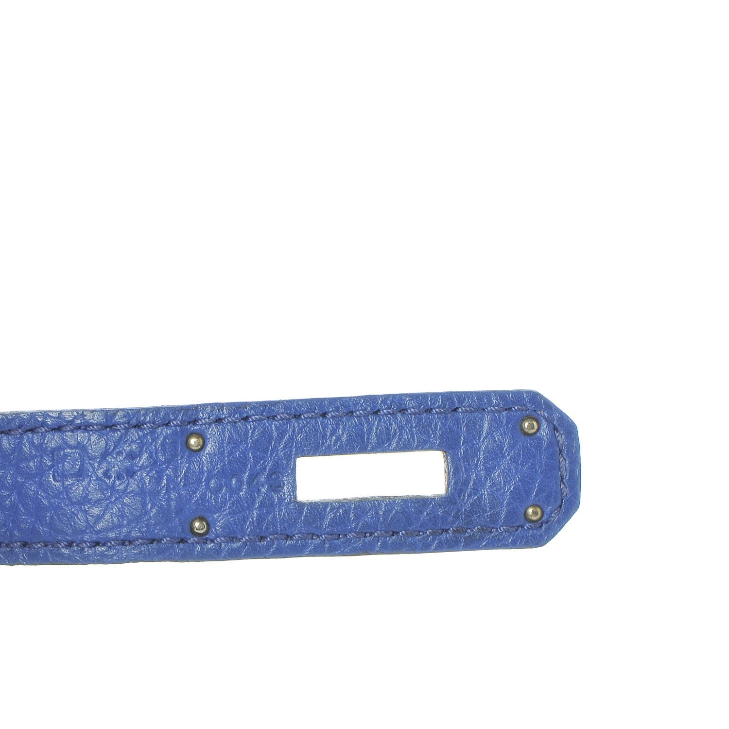 Hermes Togo Birkin 30 Bleu Electrique 32 of 87