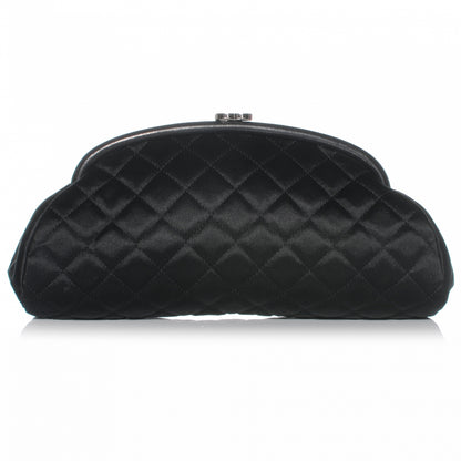 Chanel Satin Quilted Timeless Clutch Black 1 of 7