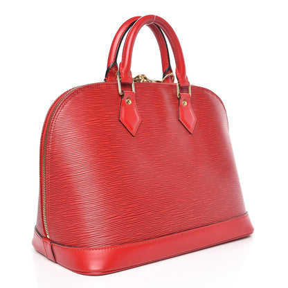 Louis Vuitton Epi Alma PM Castillan Red 3 of 12