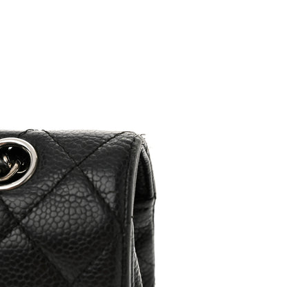 Chanel Caviar Quilted Medium Double Flap Black 13 of 15