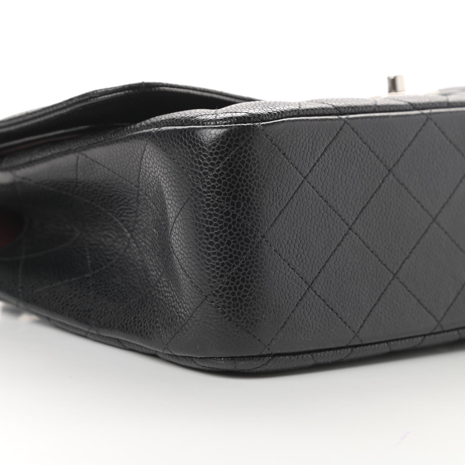 Chanel Caviar Quilted Jumbo Double Flap Black 9 of 12