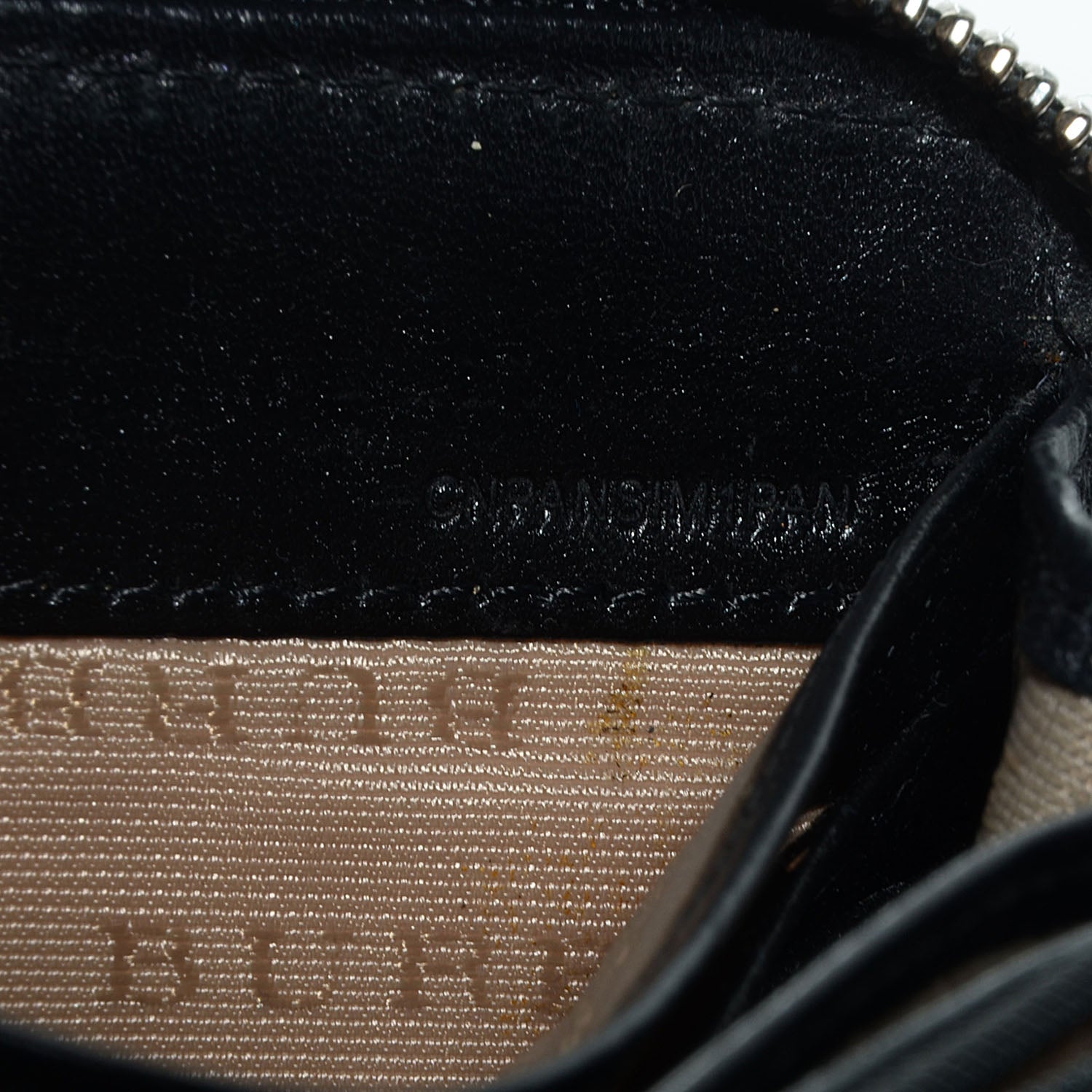 Burberry Supernova Check Patent Large Ziggy Zip Around Wallet Black 8 of 10