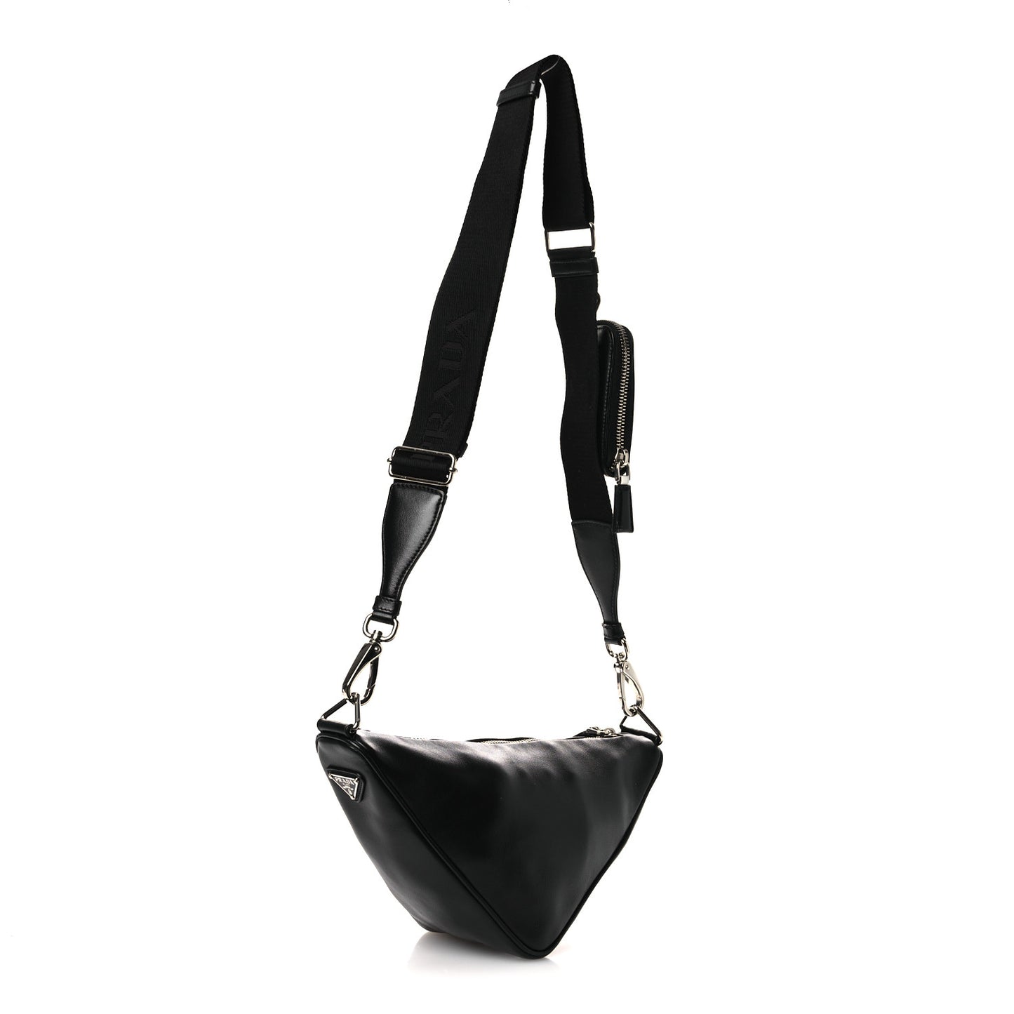 Grace Lux Triangle Shoulder Bag Black