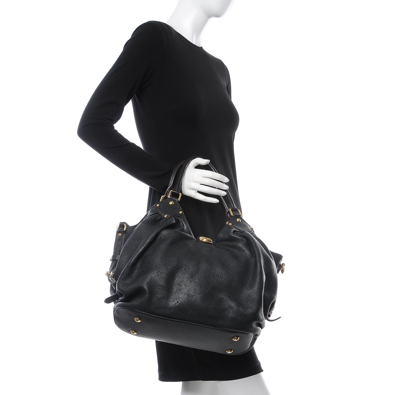 Louis Vuitton Mahina L Black 2 of 7