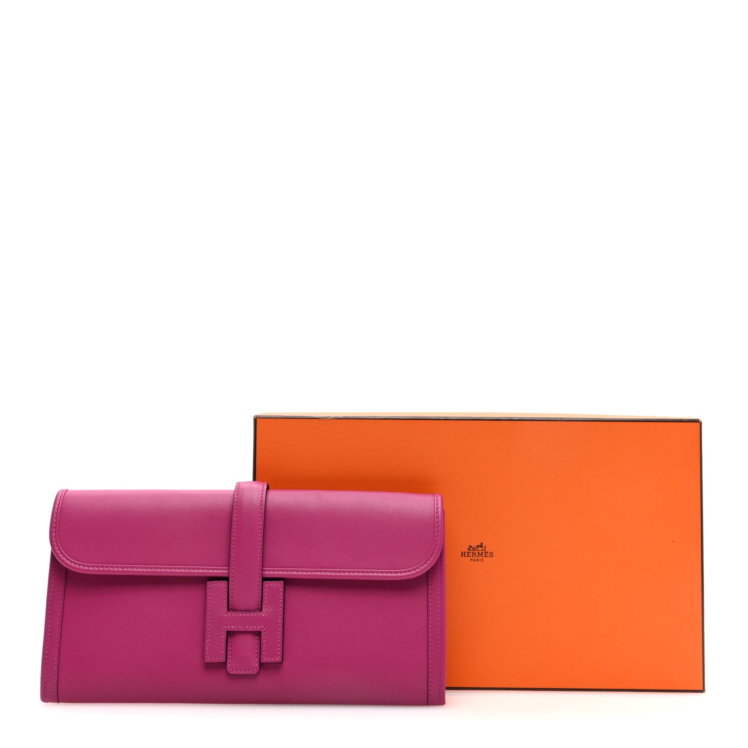 Hermes Swift Jige Elan 29 Clutch Rose Pourpre 8 of 8