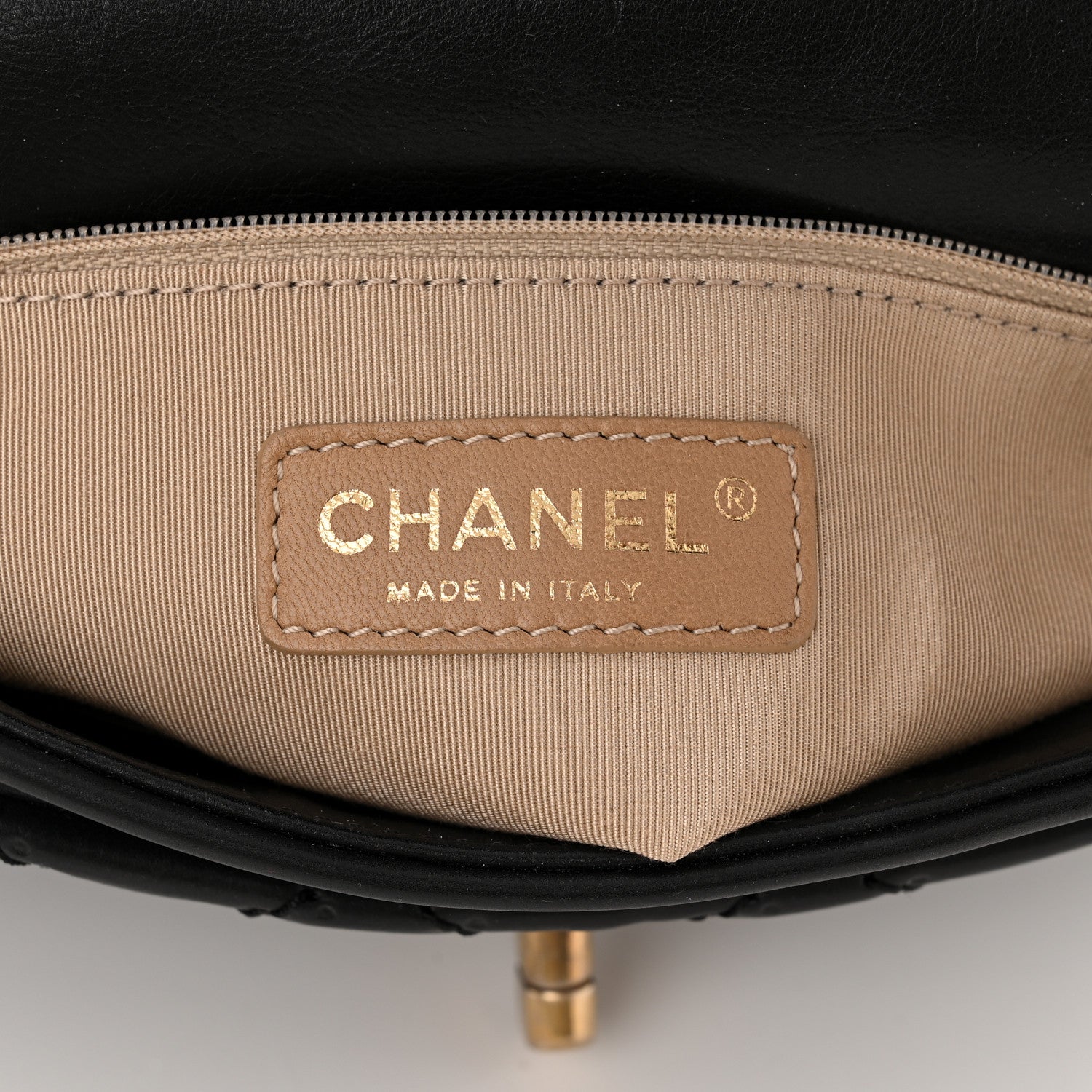 Chanel Calfskin Quilted Retro Chain Flap Black 5 of 10