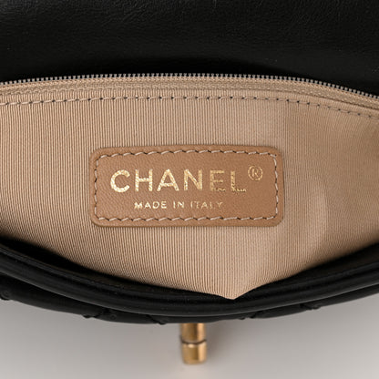 Chanel Calfskin Quilted Retro Chain Flap Black 5 of 10