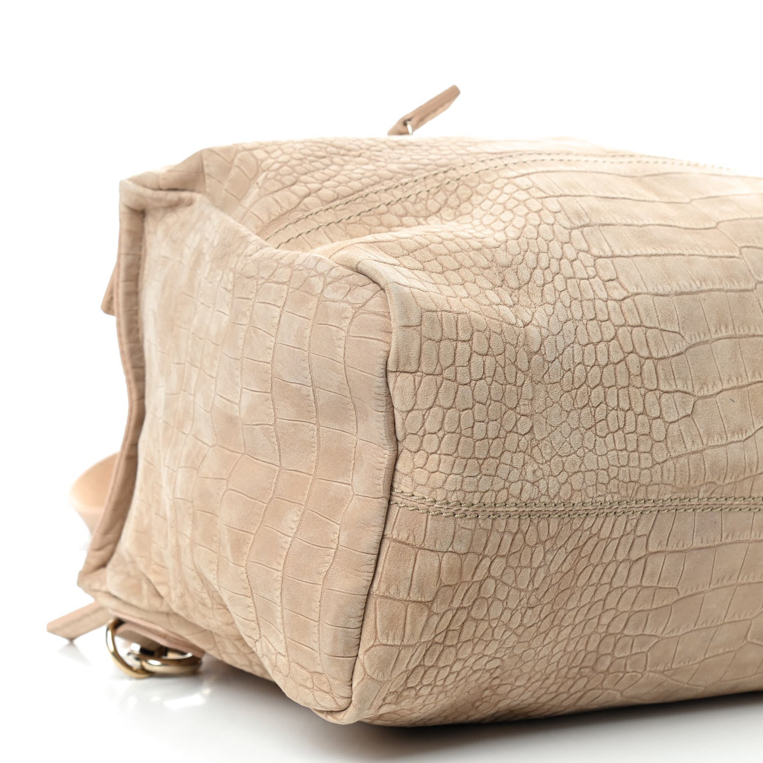 Givenchy Nubuck Crocodile Embossed Medium Pandora Beige 4 of 8