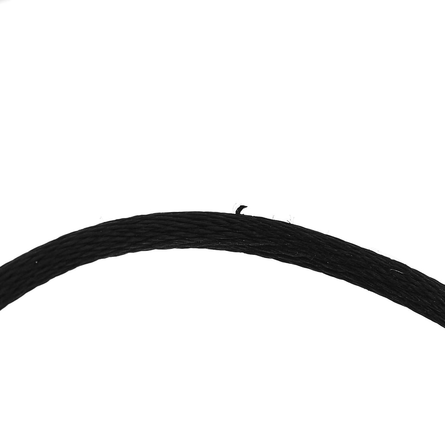 18K Pink Gold Ceramic 4 Diamond LOVE Cord Bracelet Black