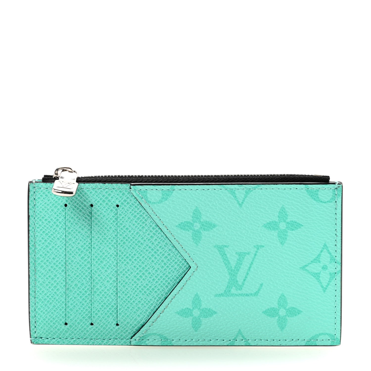 Louis Vuitton Taigarama Coin Card Holder Miami Green 1 of 7