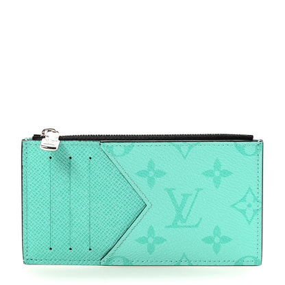 Louis Vuitton Taigarama Coin Card Holder Miami Green 1 of 7