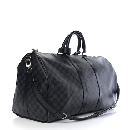 Louis Vuitton Damier Graphite Keepall Bandouliere 55 2 of 9