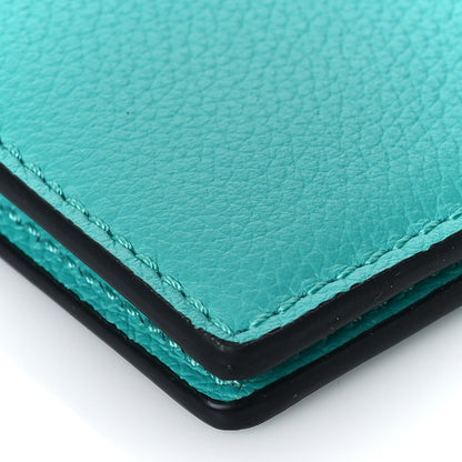 Versace Calfskin La Medusa Chain Crossbody Phone Pouch Turquoise 8 of 9
