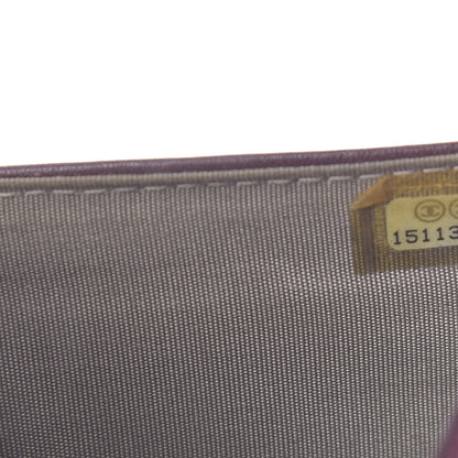Chanel Caviar Timeless CC Large Flap Wallet Burgundy 9 of 10