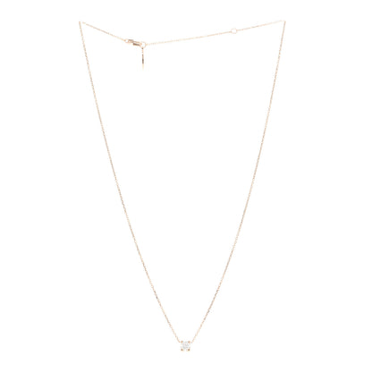 Cartier 18K Pink Gold Diamond .30ct C de Cartier  Pendant Necklace 3 of 5