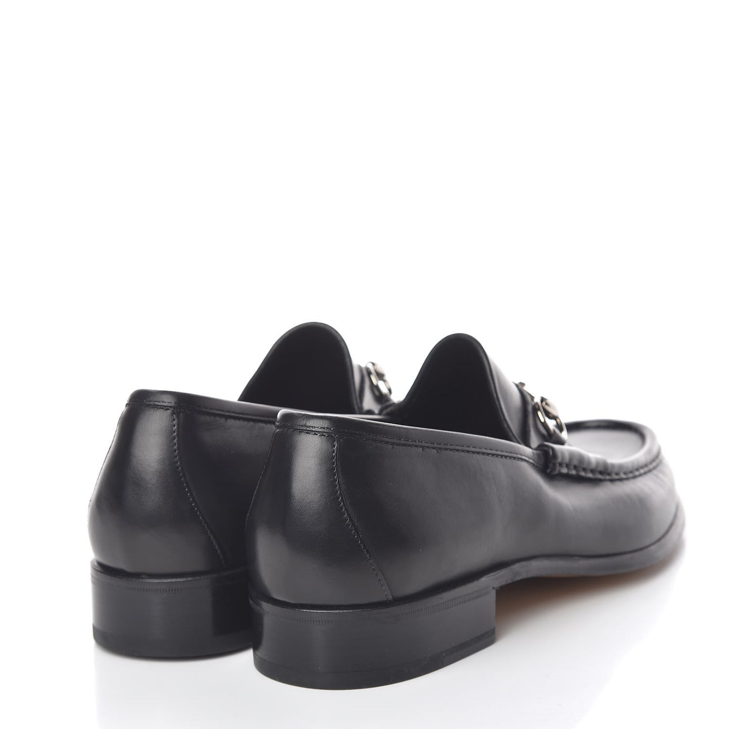Calfskin Mens 1953 Horsebit Loafers 12.5 Black