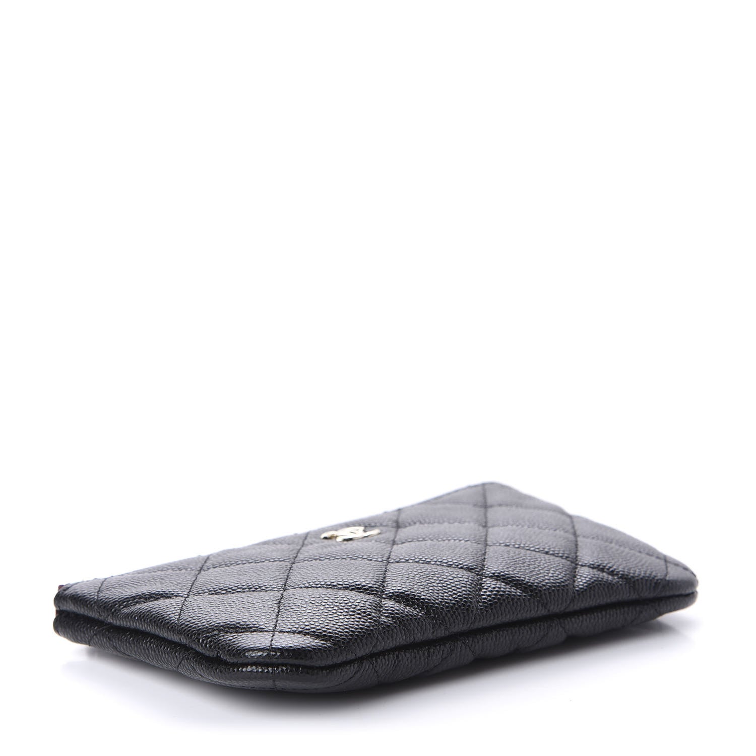 Chanel Caviar Quilted Small Cosmetic Case Black 4 of 10