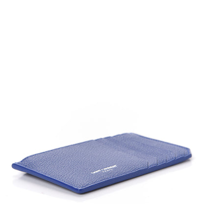 Saint Laurent Grained Calfskin 5 Fragments Zip Pouch Card Holder Deep Marjorelle 4 of 8