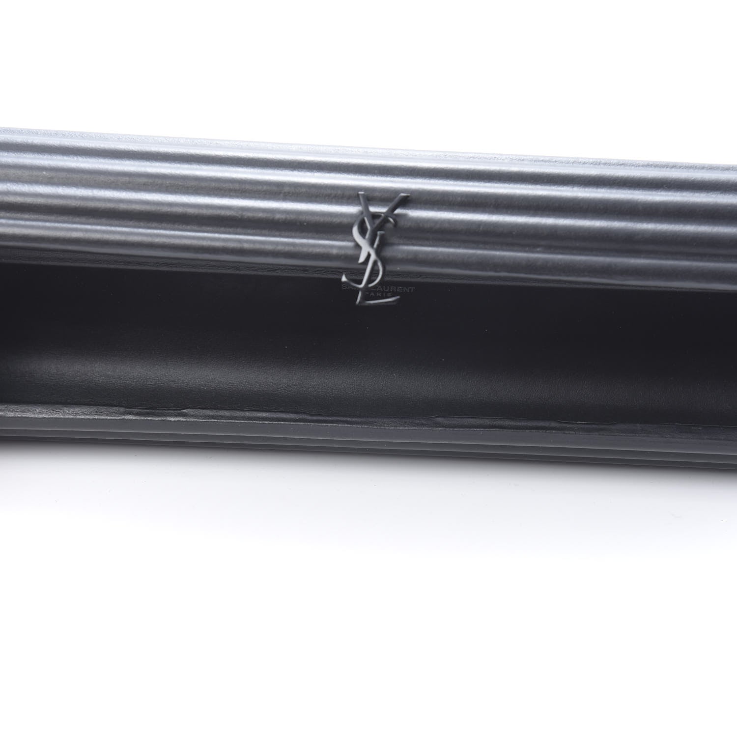 Saint Laurent Calfskin Opyum Clutch Black 5 of 8
