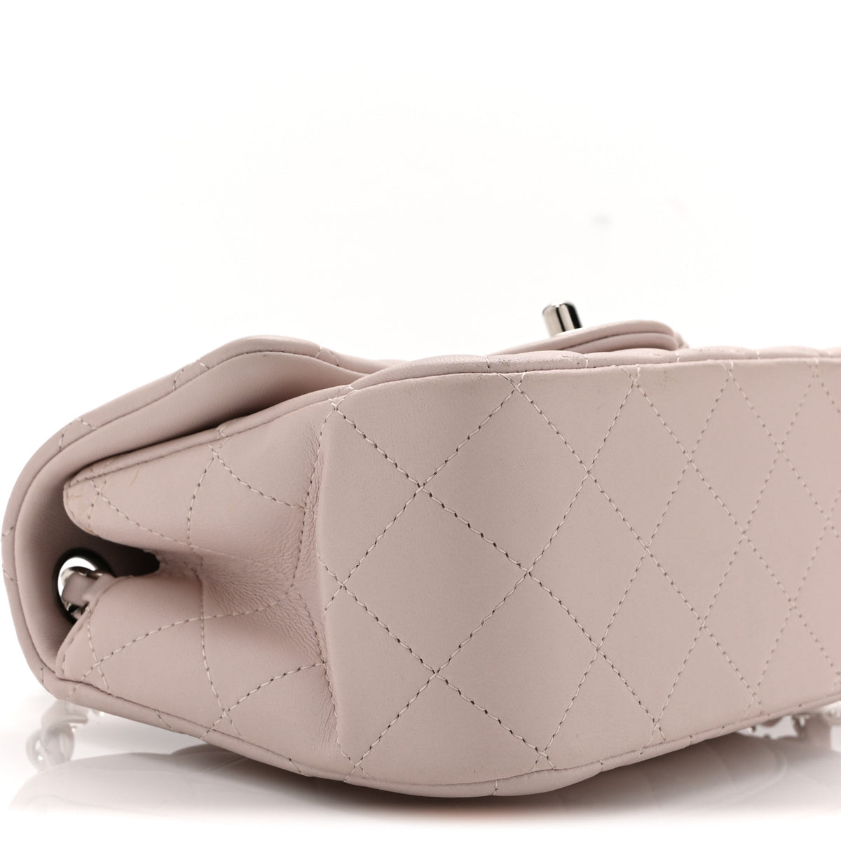 Chanel Lambskin Quilted Mini Square Flap Light Pink 9 of 11