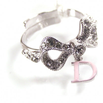 Christian Dior Crystal My Dior Charm Ring sz 5.5 3 of 3