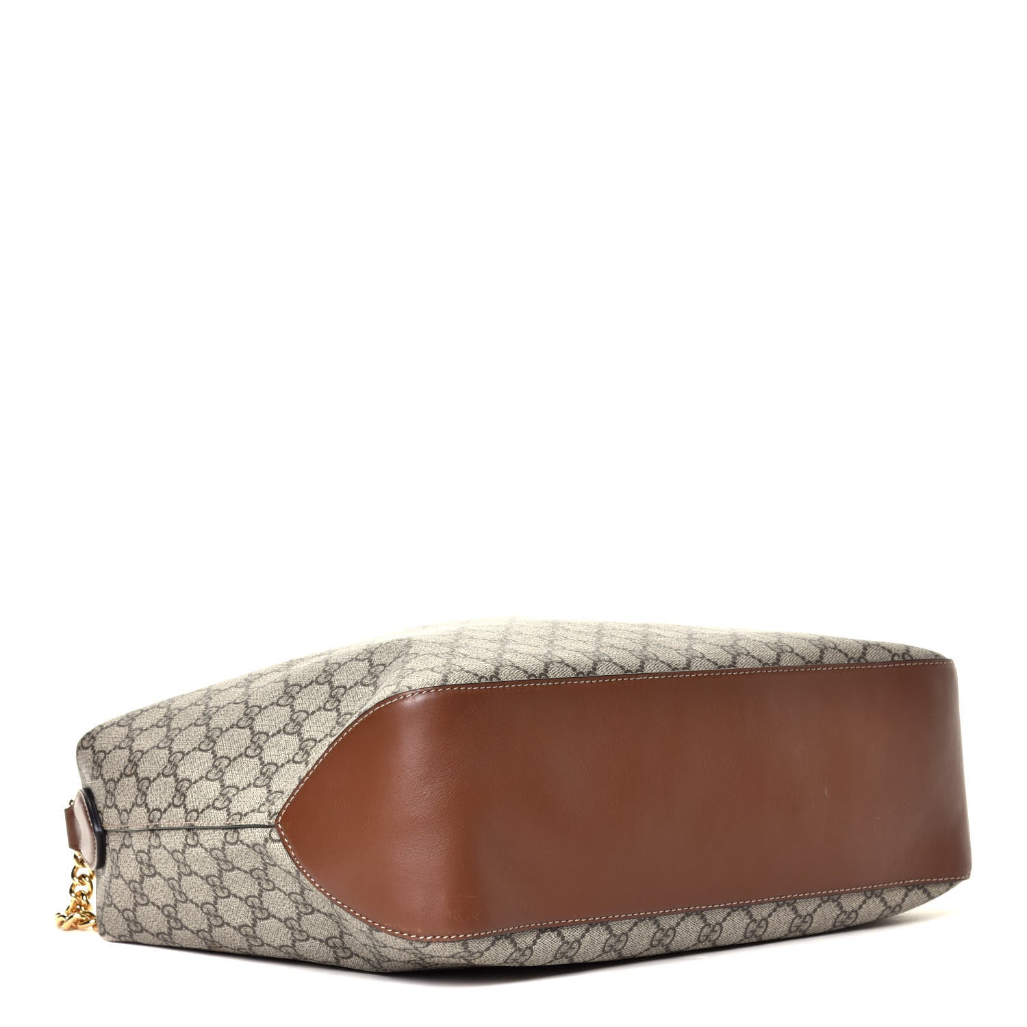Gucci GG Supreme Monogram Large Linea A Hobo Light Brown 3 of 5