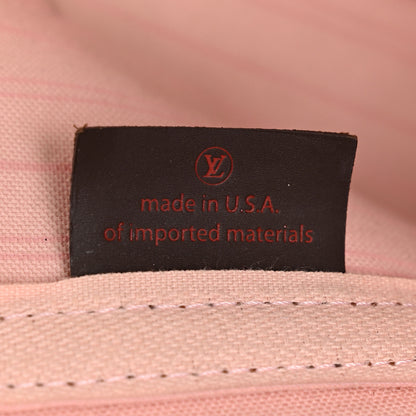 Louis Vuitton Damier Ebene Neo Neverfull MM Rose Ballerine 7 of 14